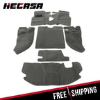 6pcs Interior Carpet Kit for Jeep Wrangler TJ (1997–2006) Gray