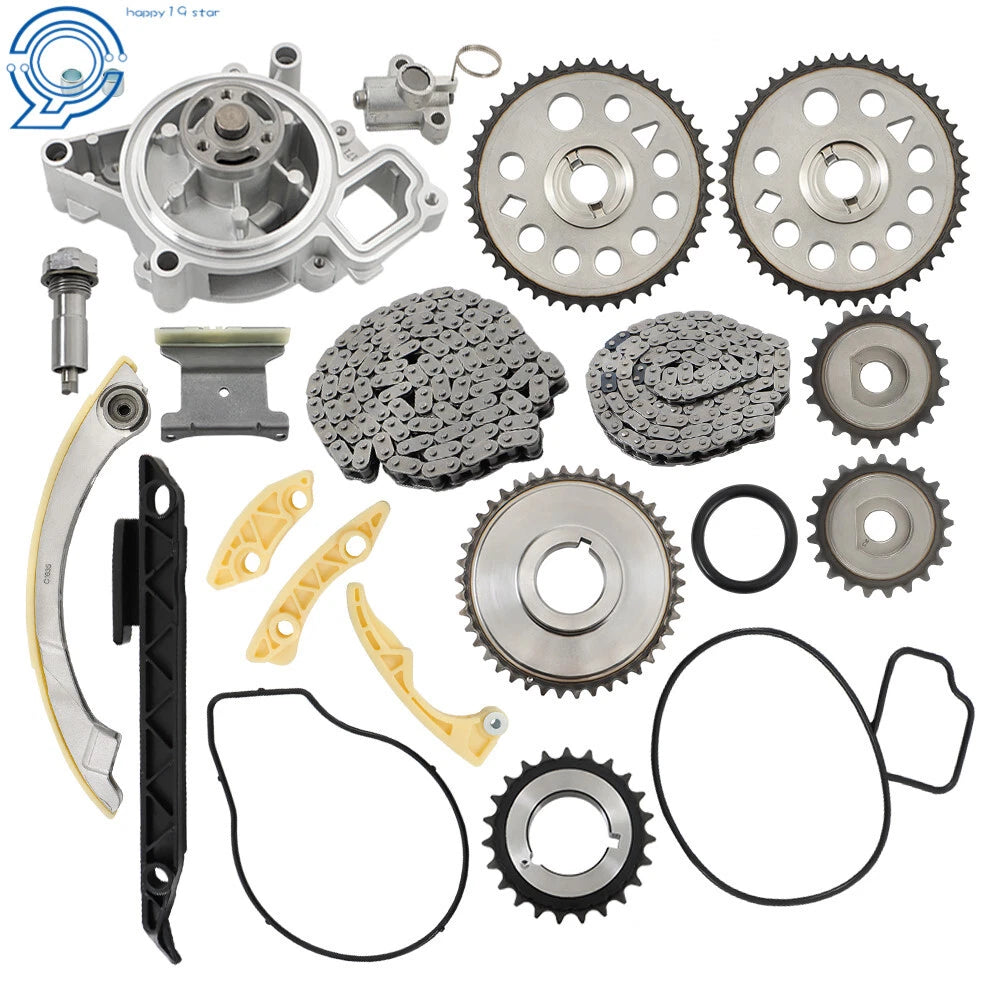 Timing Chain Water Pump Kit for GM Saturn Chevrolet 2.0L 2.2L 2.4L 