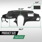 Dashboard Cover for Lexus ES350 (2007–2012) - Soft TPE, Black