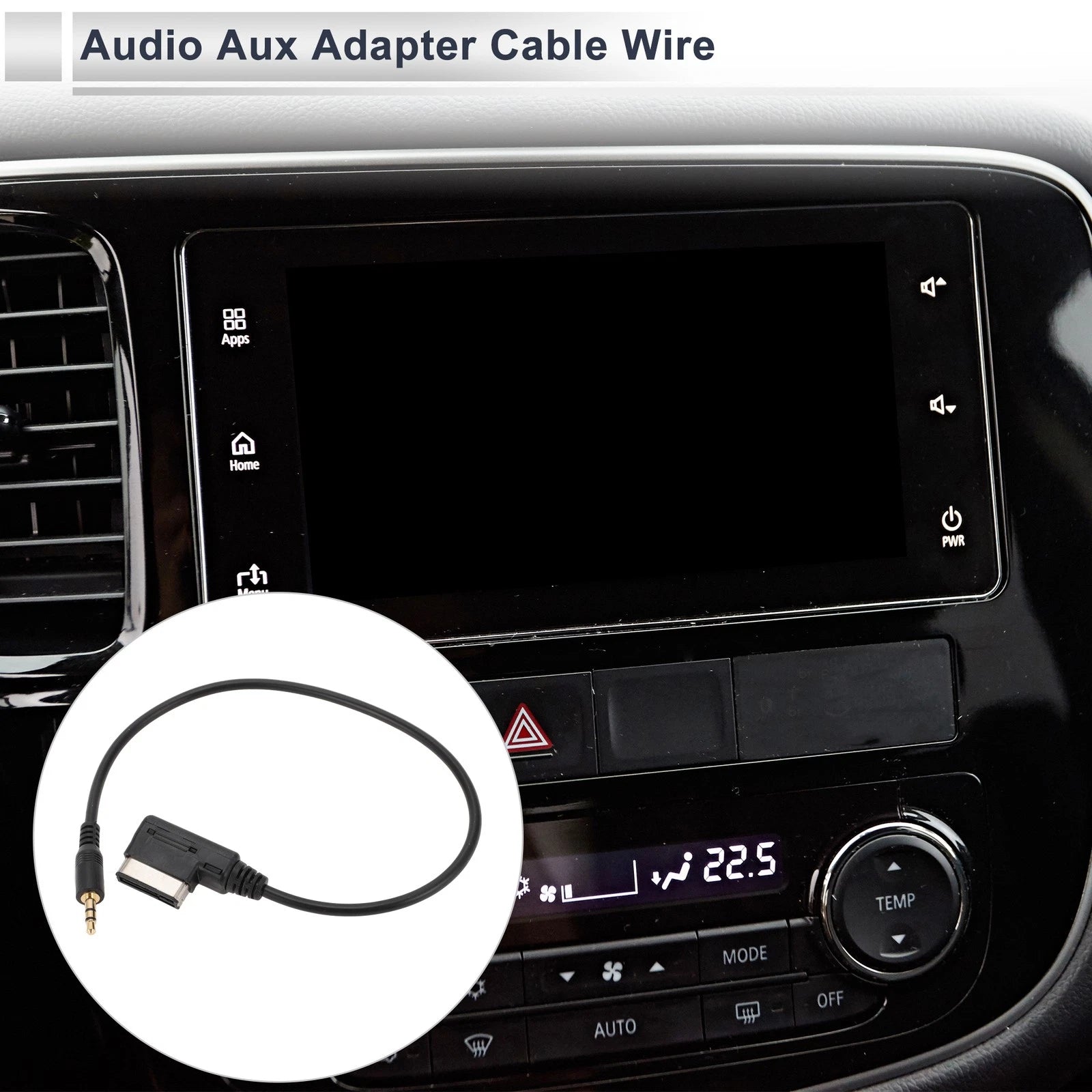 Audio Aux Adapter Cable for Audi AMI to AUX Car (2010–2023)