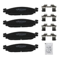 Set of 4 Front Ceramic Brake Pads for Ford Explorer Flex Taurus (2009–2019) D1376