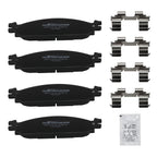 Set of 4 Front Ceramic Brake Pads for Ford Explorer Flex Taurus (2009–2019) D1376