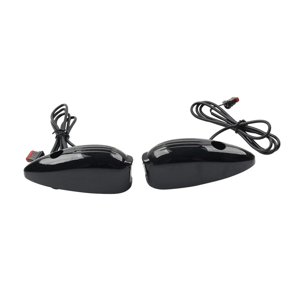 Front Turn Signal Light Black for Harley Road Glide FLTRX FLTRU FLTRK (2015-2024)