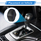 Gear Shift Knob Cover for Toyota RAV4 (2019–2024) Carbon Fiber Black Blue