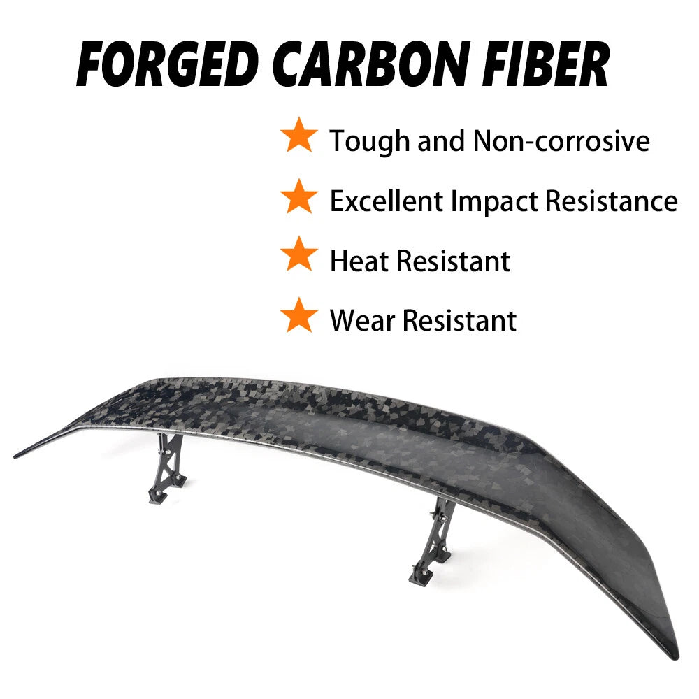 Universal Carbon Fiber Rear Wing Spoiler 53''