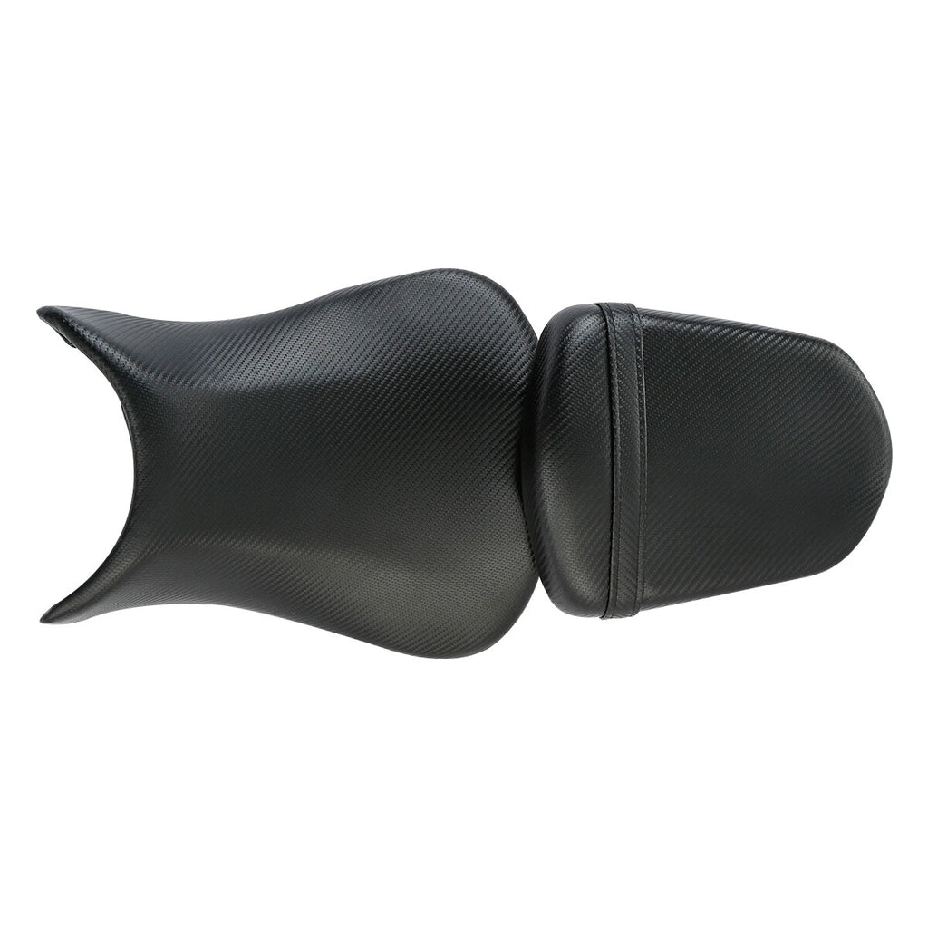 Driver & Passenger Seat for Suzuki GSXR 600 GSXR 750 (2006–2007) Black