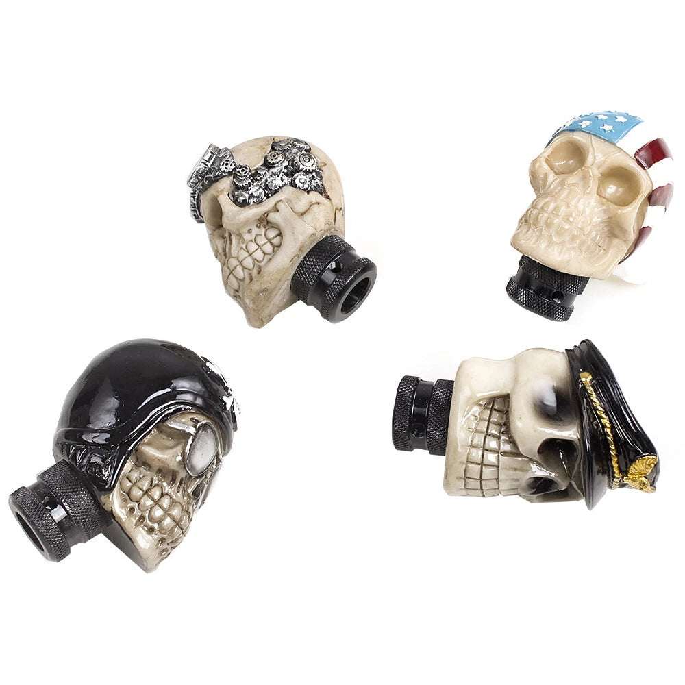 Skull Head Manual Gear Shift Knob for Universal Fit