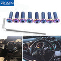 Set of 8 Steering Wheel Conical Screws with Allen Key M5