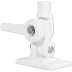 VHF Marine Radio Antenna Mount for Standard Antennas (1") - White Nylon