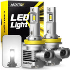 Set of 2 H11 H9 H8 6000K LED Headlight Bulbs Kit for High Low Beam