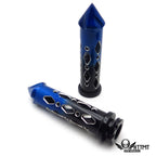 22mm 7/8" Spike Hole Hollow-out Hand Grips for Cruiser Motorcycle