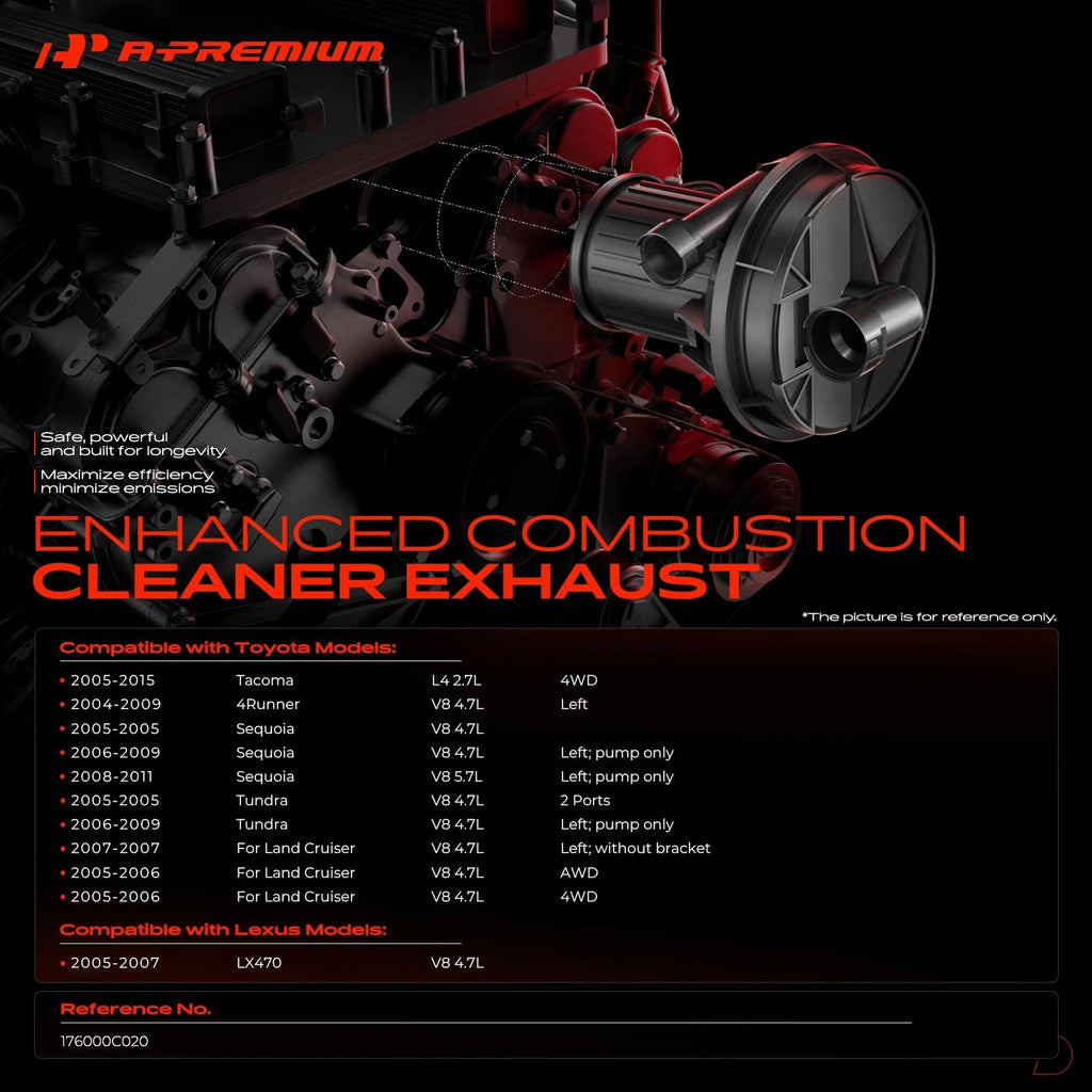 Secondary Air Injection Pump for Toyota Tacoma (2005–2015)