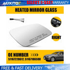 Mirror Glass for BMW 528 535 550 (2010–2016) | Passenger Right Side | 4 Pin