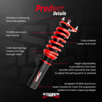 Coilover 24 Way Damper Adjustable for Mitsubishi Lancer (2008-2016)