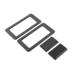 4 x Car Rear Seat Switch Cover Trim for Jeep Wrangler JK (2011-2017) Black