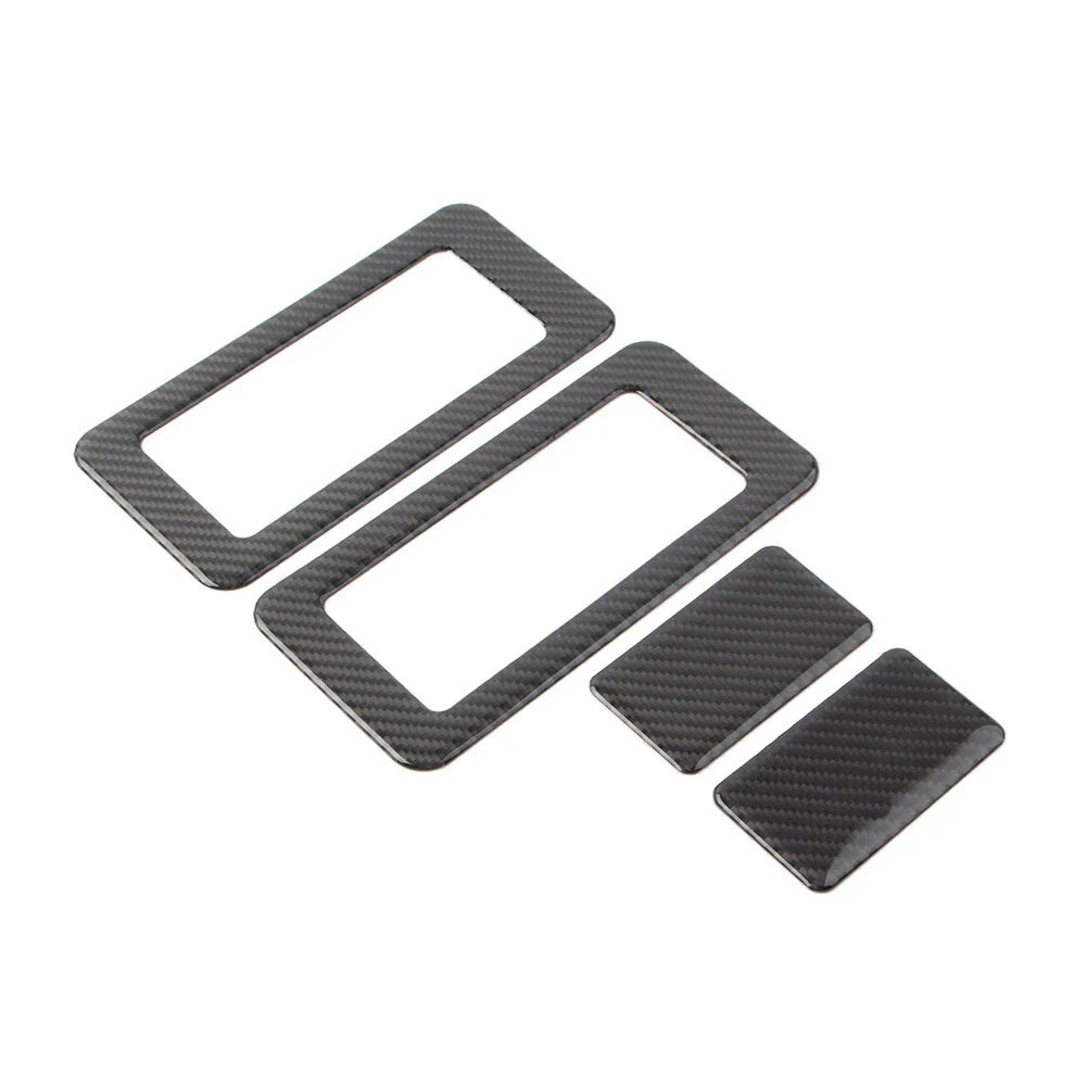 4 x Car Rear Seat Switch Cover Trim for Jeep Wrangler JK (2011-2017) Black