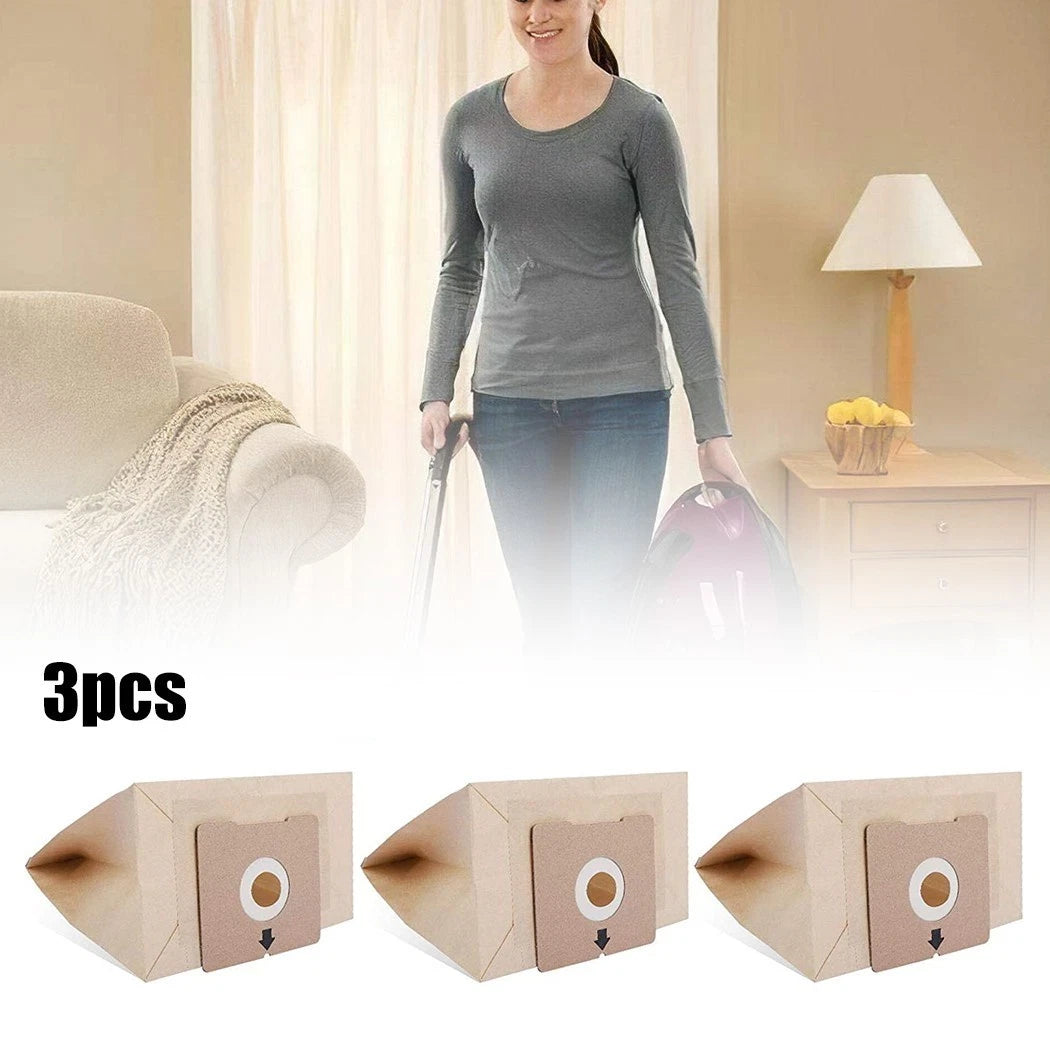 3 Pack Vacuum Cleaner Dust Paper Bags for Bissell 4122 (2012–2023)