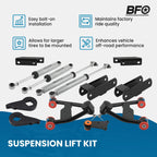 2.5" Lift Kit for Chevy S10 Blazer Pickup 4WD (1982–2005)