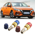 2x Replace Car A/C Air Condition Low/High R134 Quick Coupler Extension Adapters