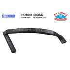 Replacement Steel Front Passenger Side Outer Bumper Cover Support for Honda