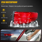 Tail Light Assembly for Honda Accord Sedan (2003–2004) Red Housing Right Side
