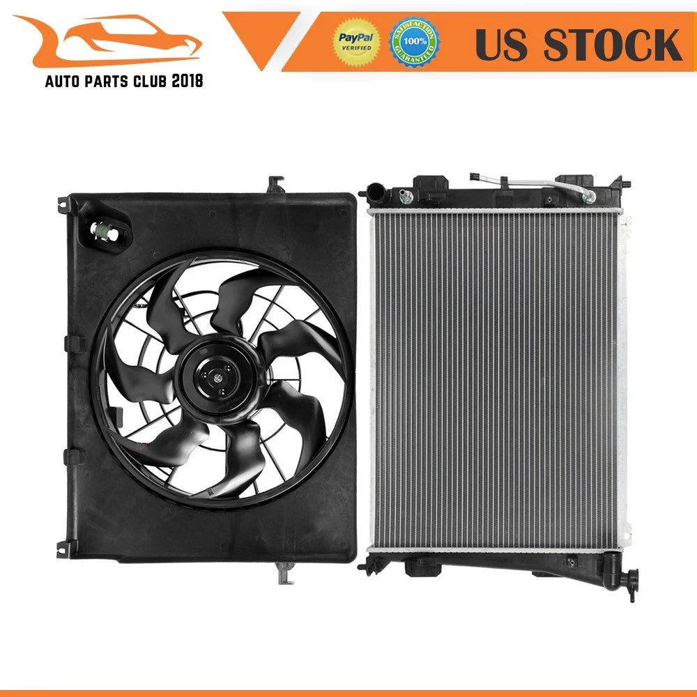 Radiator and Cooling Fan Assembly for Hyundai Sonata (2011–2012)