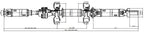 Prop Drive Shaft for Lexus RX350, RX330, Toyota Highlander (2005–2009)