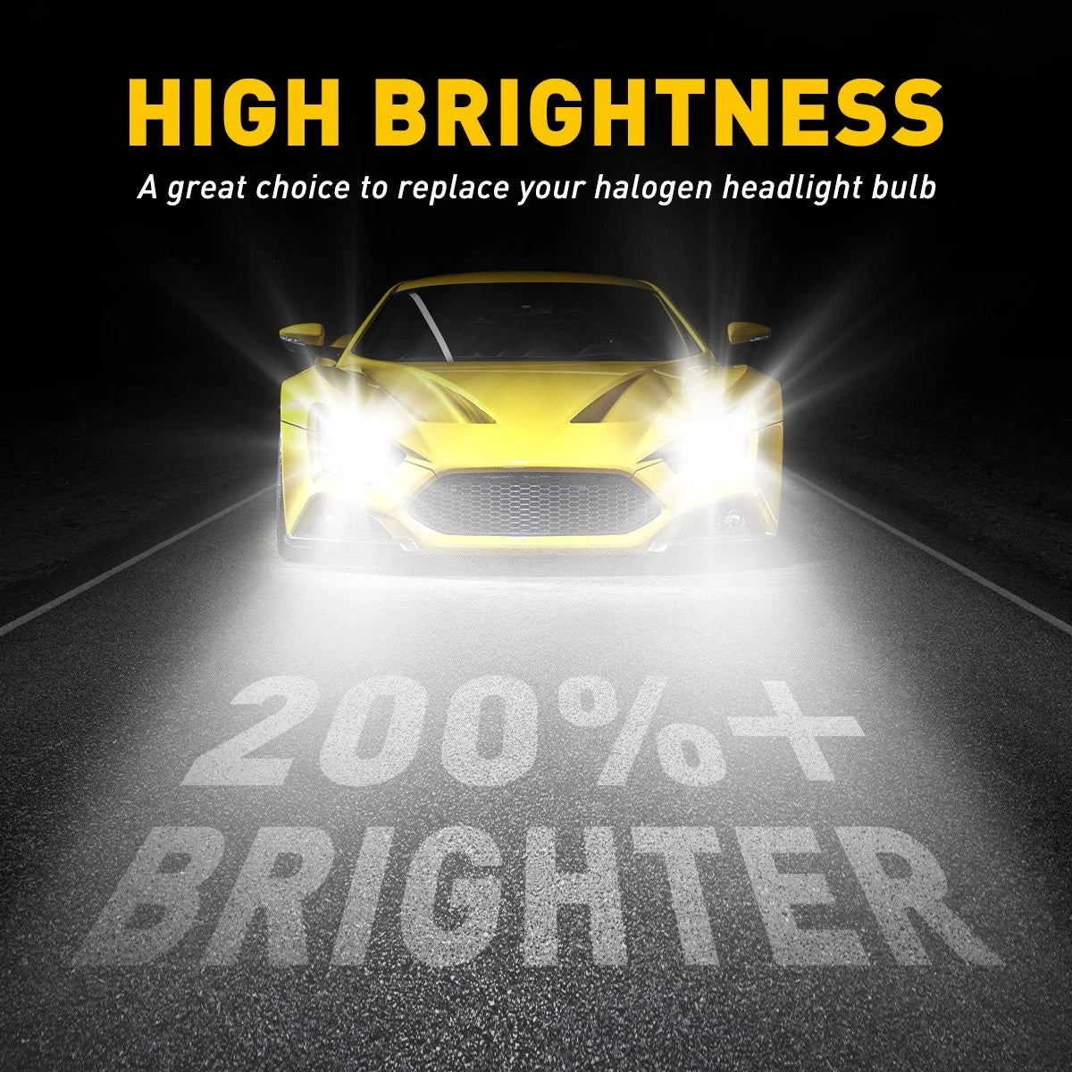 LED Headlight Bulbs for HB4 9006 (1-10 Set)
