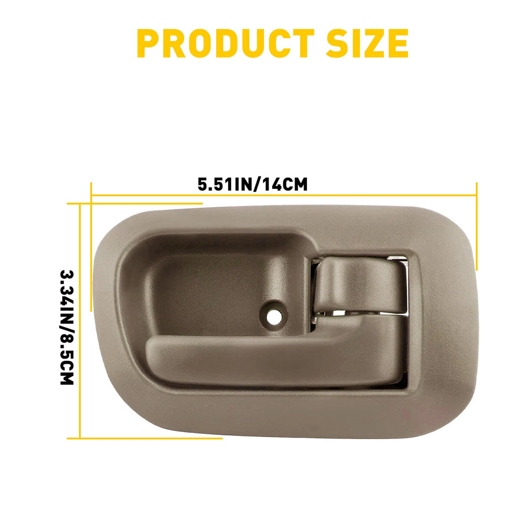 Interior Right Door Handle & Bezel for Toyota Sienna (1998–2003) Beige