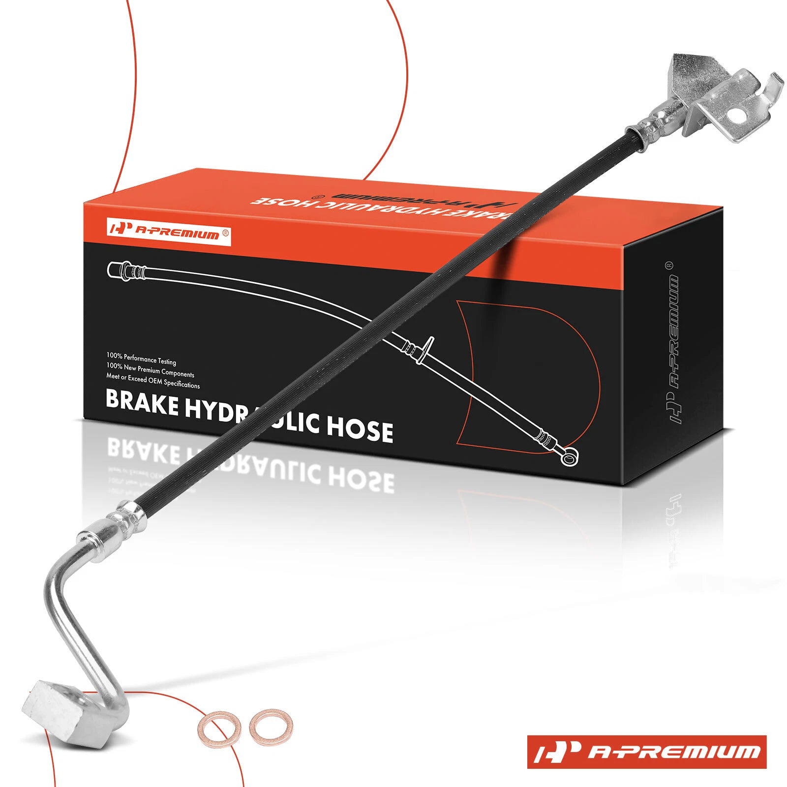Rear Right Brake Hydraulic Hose for Lincoln Navigator, Ford Expedition 