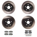 Brake Rotor & Pad Kit for HS250h RAV4 (2010–2012) - Advics, Akebono ProACT