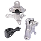 3PCS Engine Motor & Trans Mount for Honda Civic (2016–2019) 50820-TBA-A02 A45004