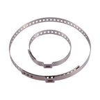 Adjustable Stainless Steel Clamp for CV Joint Boot Hose (Wide Size Range)