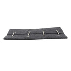 Set of 3 RV Step Covers for Camper (Wrap Around, Gray)