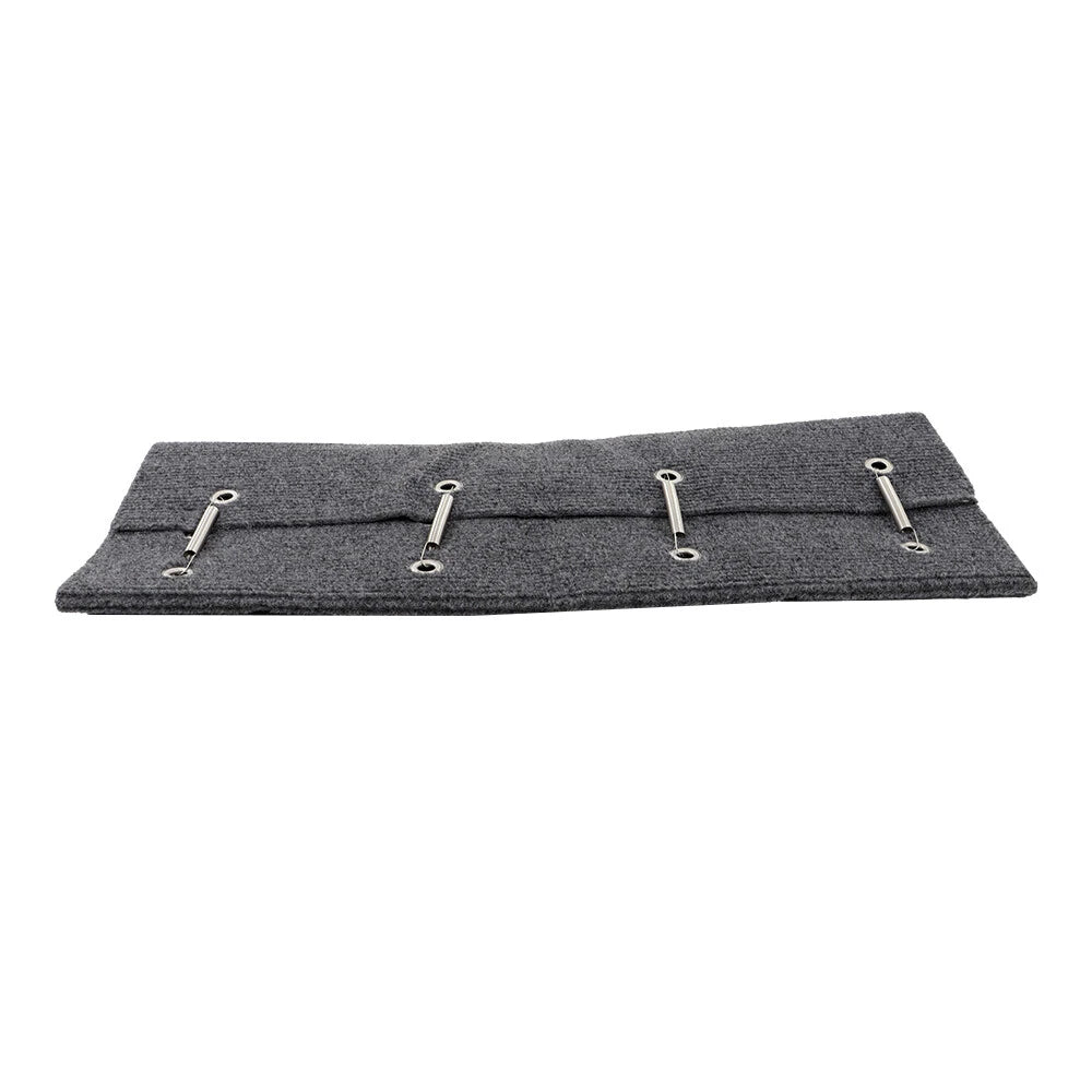 Set of 3 RV Step Covers for Camper (Wrap Around, Gray)