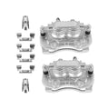 Pair Rear Brake Calipers w/ Bracket for Chevrolet Silverado 1500 GMC Sierra