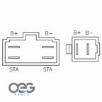 Regulator Rectifier for John Deere Commercial Walk Behind (2002-2012)