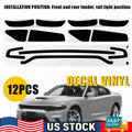 Tail Light & Side Marker PreCut Overlay Vinyl for Dodge Charger (2015–2023)