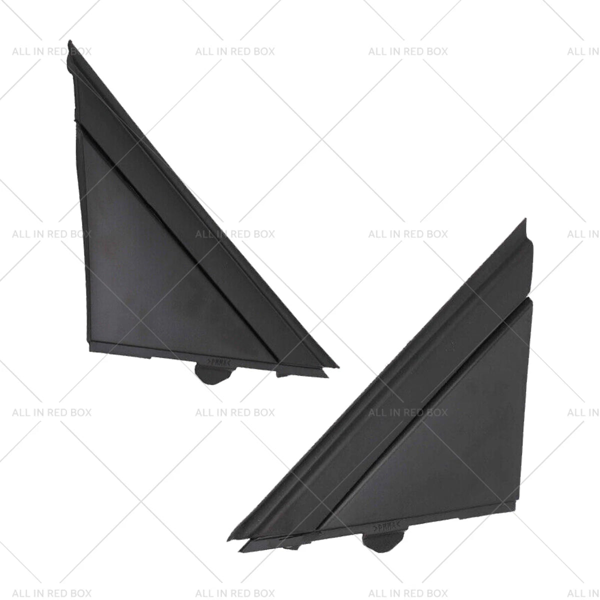 Matte Black Rear Mirror Triangle Trim Plate for Fiat 500 (2012–2019)