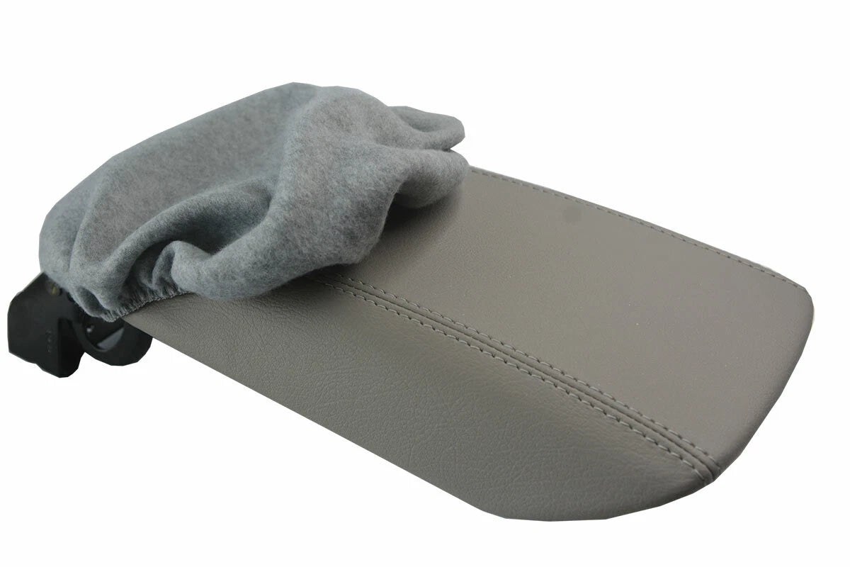 Fleece Console Lid Armrest Cover for Ford Fusion (2013–2020) Gray