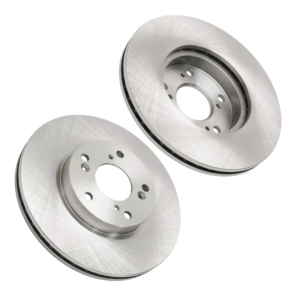 2PC Front Vented Disc Brake Rotors for Honda Accord 2.4L (2014–2016)