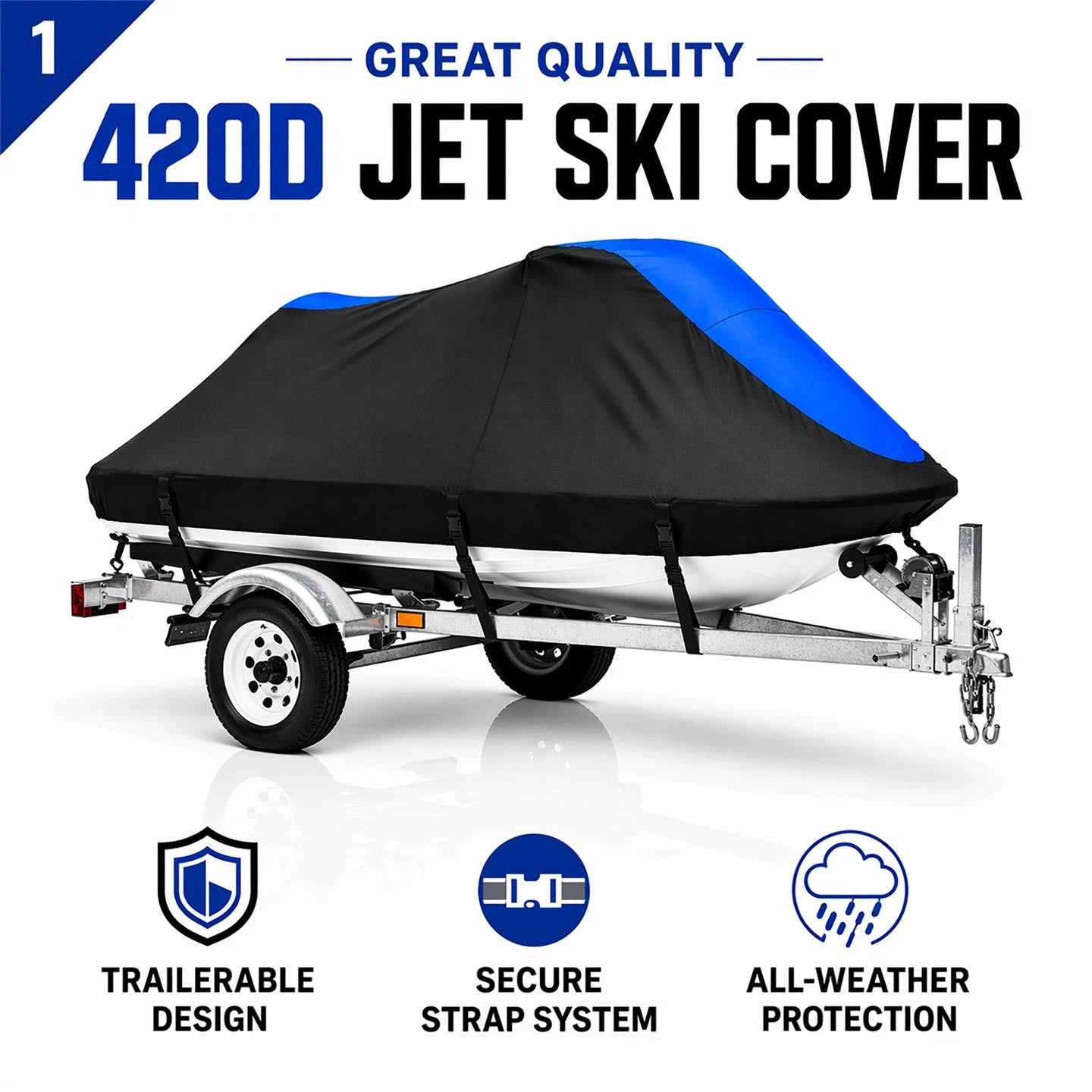 Jet Ski Cover for SeaDoo Spark (2014–2023) 420D