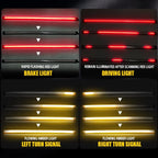 11.8" Universal Flexible Red LED Brake Turn Signal Tail Light Strip