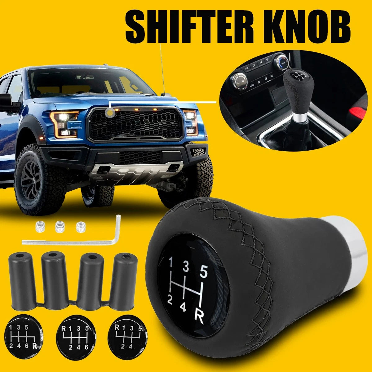 Manual Gear Shift Knob for Mazda RX-8 RX-7 MX-5 (2003–2012)