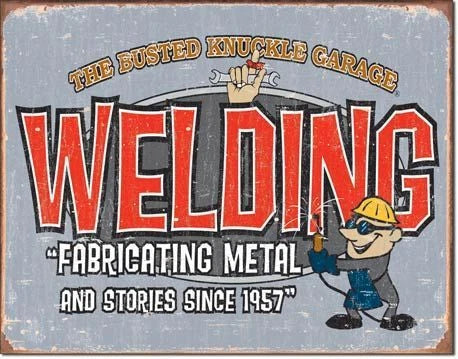 Busted Knuckle Garage Vintage Replica Tin Metal Sign (bn 1527)