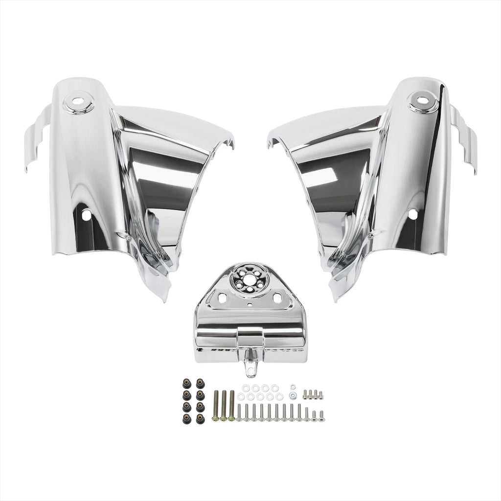 7" Round Headlight Nacelle Cover for Harley Touring Road King (2014–2025) Chrome
