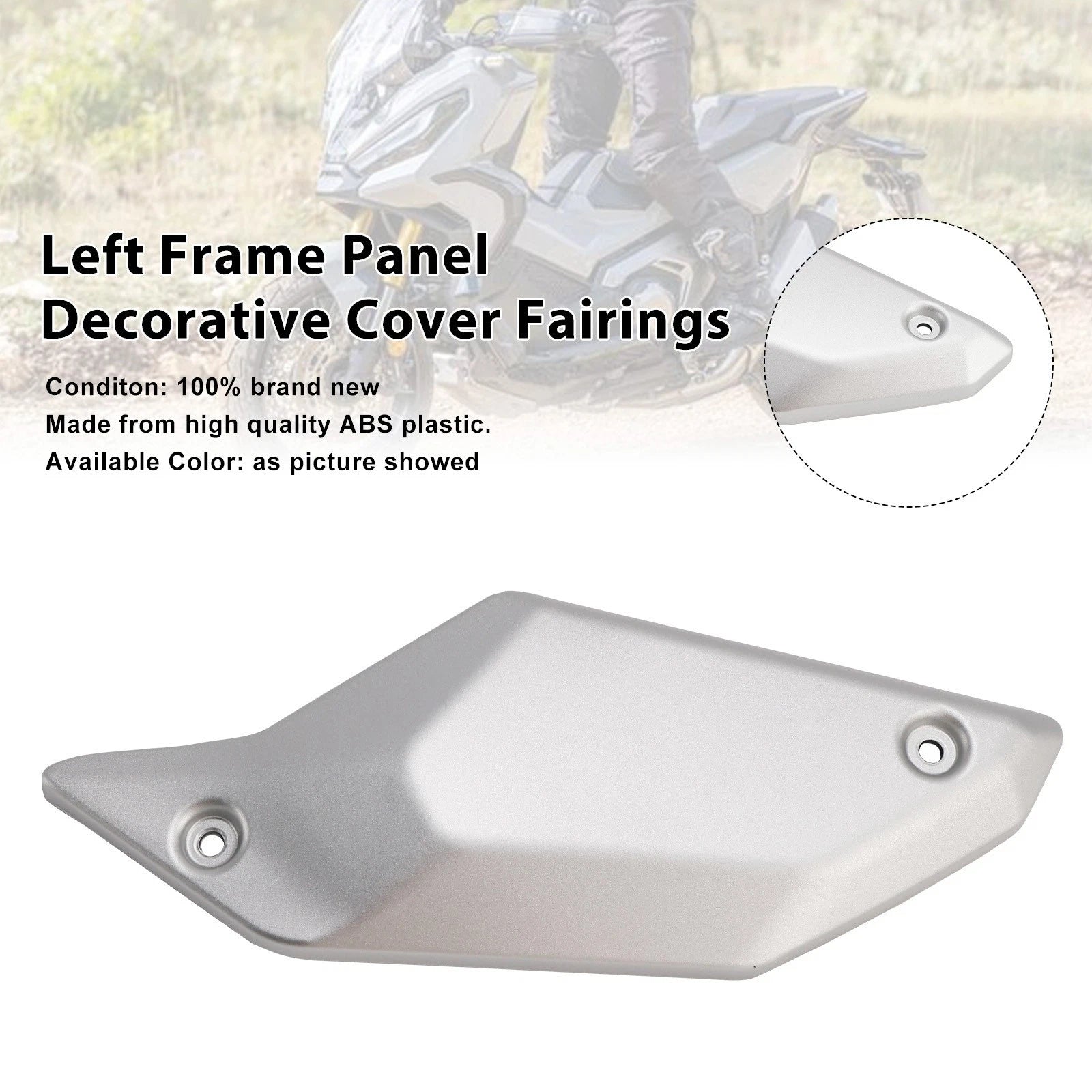 Left Frame Panel Decorative Cover for Honda X-ADV 750 (2021–2025) Silver
