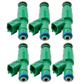 Set of 6 Bosch Fuel Injectors for Chrysler Town & Country, Dodge Caravan (1996–2007)