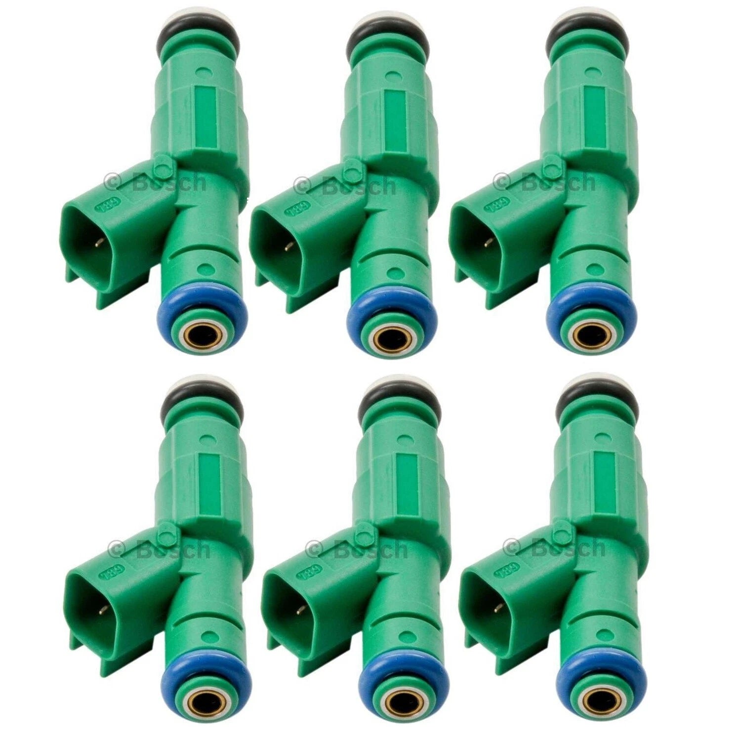 Set of 6 Bosch Fuel Injectors for Chrysler Town & Country, Dodge Caravan (1996–2007)