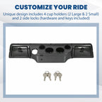 Dashboard Cover with Cup Holders for Club Car DS Golf Cart (1982–Present)
